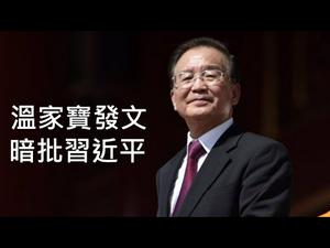 温家宝文章被禁止转发，皆因多处暗批习近平！温家宝语言技巧很高明；民主派对温的评价有失公允！ （一平论政2021/4/19)