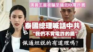 泰国总理喊话中共“我们不背电诈的锅”，佩通坦说的有道理吗？聊聊演员王星被骗至缅北KK电诈园。2025.01.10NO2609#王星#电诈