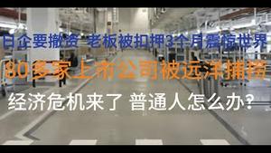 国际疯传：日企要撤资，老板被中共扣3个月！80多家上市公司被远洋捕捞！百姓怎么度过经济危机？Chinese government is arresting Japanese entrepreneurs