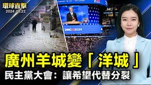 DNC第三天，沃尔兹正式接受民主党提名；以色列军情局长辞职，拜登与内塔尼亚胡通话；广州羊城变洋城，辽宁多地洩洪 灾民损失惨重；促消费，给老百姓发现金？分析：中共做不到【 #环球直击 】｜#新唐人电视台