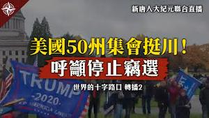 【转播2】美50州周六集会 吁「停止窃选」！(2020.11.14)｜新唐人大纪元联合直播 世界的十字路口 唐浩