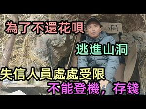 为了逃避还款躲进山洞，欠债不还被禁止坐飞机和办理银行卡|欠债的人越来越多，生活越来越艰苦|压倒年轻人最后一根稻草|负债是一种怎样的体验|#无赖#高昂利息#负债社会#银行还款