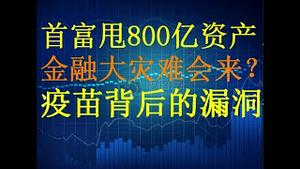 财经冷眼：不要对疫苗过于乐观！全球首富甩800亿美元资产防金融灾难！抛什么？留什么？普通人如何投资？（20201124第388期）