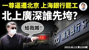 习近平逼迁452万人，锤爆北京房价；上海银行员工堵门罢工！北上广深哪个先垮？（文昭谈古论今20230512第1250期）