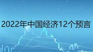 财经冷眼：2022年中国经济的12个预言！（20220111第709期）