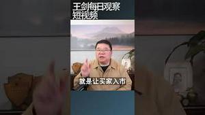 去库存是中国政府房地产政策的核心意图/王剑每日观察 #shortsvideo #shortsviral #shortsfeed