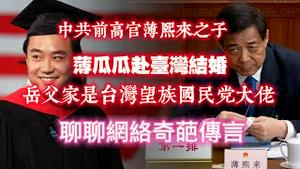 中共前高官薄熙来之子，薄瓜瓜赴台湾结婚，岳父家是台湾望族国民党大佬。聊聊网络奇葩传言。2024.11.15NO2552#薄熙来#薄瓜瓜