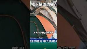 外卖员住桥洞，被一锅端！