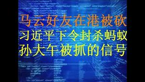 财经冷眼：马云铁杆好友、手套在香港被砍！习近平下令封杀蚂蚁的背后！孙大午被抓释放出的政治信号！（20201115第381期）