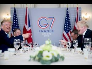 《建民论推墙654》G7会议期间，美国接两次中国要求和谈的电话，川普又死夸习近平。习近平死，一定是被川普夸死的！