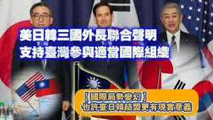 美日韩三国外长联合声明：支持台湾参与适当的国际组织。【国际局势变幻】也许台日韩结盟更有现实意义。2025.02.16NO26382