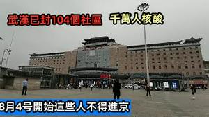 8月5日施行进京新规，这些人不能进京|实拍北京西站客流情况|武汉疫情复发，104个小区被封|会重回2020年吗|武汉的肺炎情况|疫情反复|#武汉突发