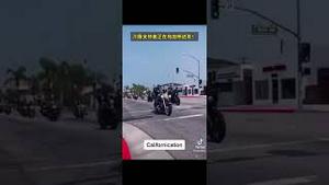 川普的支持者前往洛杉矶（二）